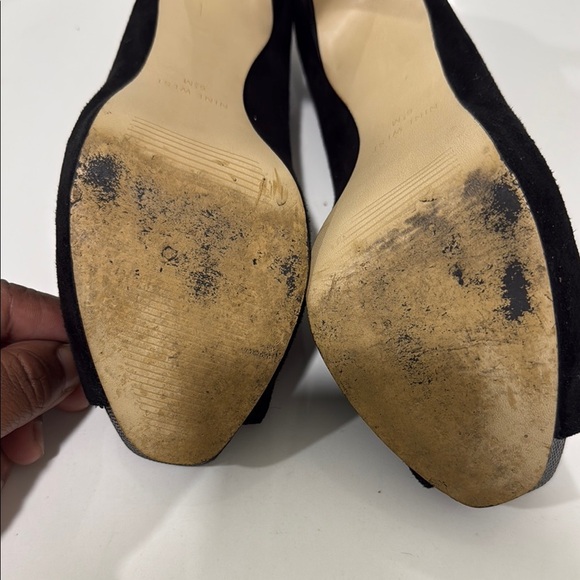 Nine West Black Peep Toe Heels - Picture 8 of 13